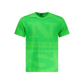 North Sails Green Cotton Men T-Shirt -   -  North Sails.